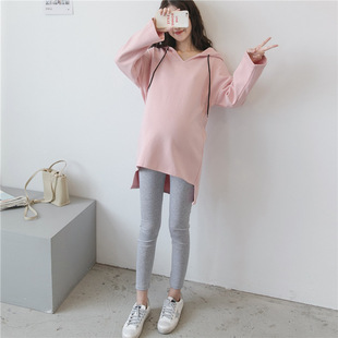 连衣裙上衣秋冬款 加绒卫衣时尚 孕妇装 2019秋装 套装 冬装 秋款 网红款