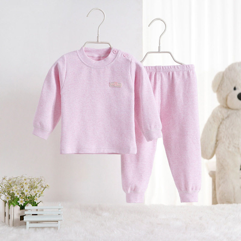 儿童纯棉秋衣秋裤男童女童舒绒彩棉宝宝套装婴儿秋冬全棉保暖内衣,童装/婴儿装/亲子装,内衣套装,淘宝优惠券,粉丝福利购,淘宝优惠卷