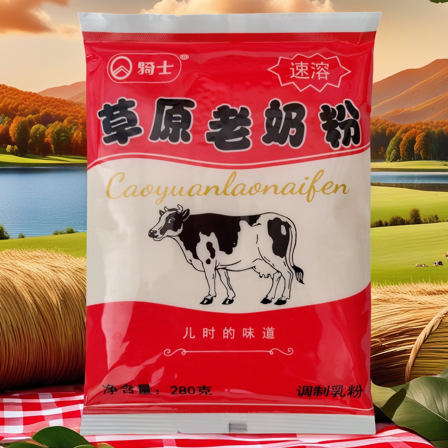 骑士草原老奶粉独立小包装25g*20袋独立包装