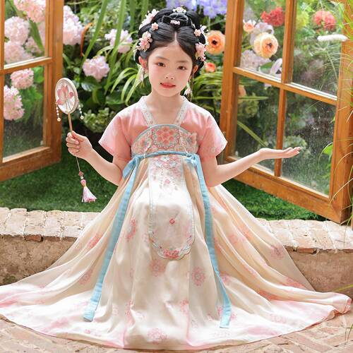 女童汉服夏季超仙中国风古风襦裙