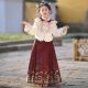 唐装 秋冬儿童拜年服冬季 女孩汉服新年衣服 2026新款 马面裙女童套装