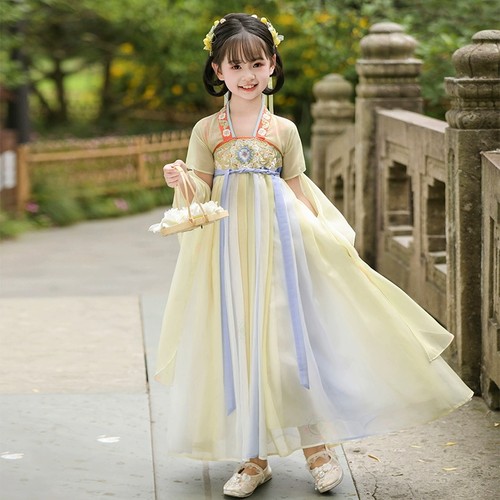 女童汉服夏季超仙中国风古装襦裙