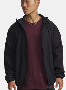 安德玛UA男子25秋季新款自在系列Unstoppable运动夹克外套6003863