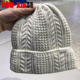 安德玛UA秋冬Halftime女子保暖运动针织帽滑雪毛线帽子1386639