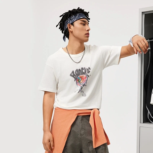 文化衫 李宁T恤男款 反伍BADFVIE兵不厌诈短袖 新款 AHSU431 2024夏季