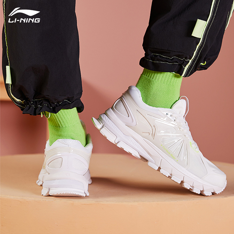 中国李宁2020秋季新款烈骏ACE男鞋复古防震稳定跑步运动鞋ARZQ011
