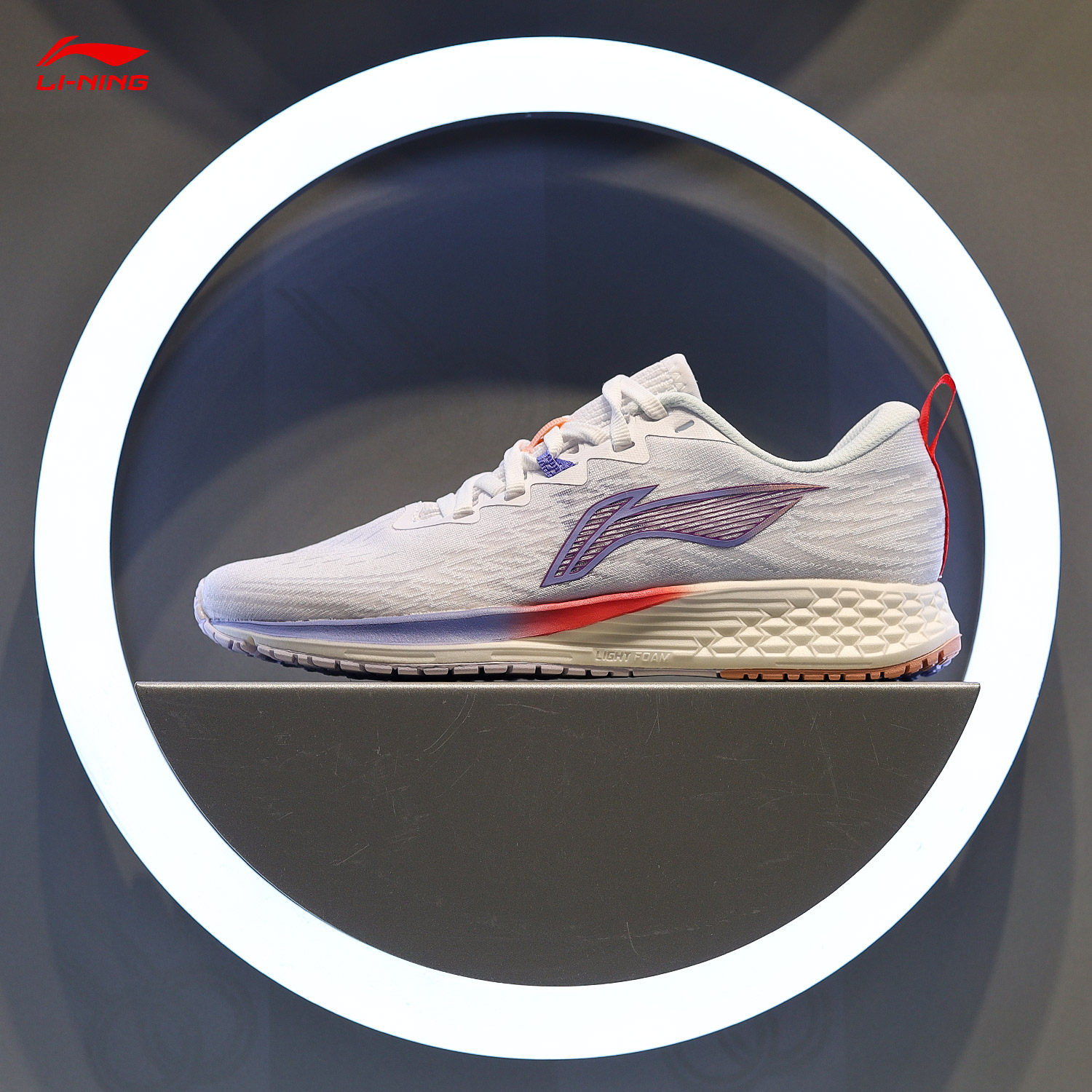 李宁赤兔4运动鞋女2021秋冬季新款超轻减震网面跑步鞋女鞋armr004