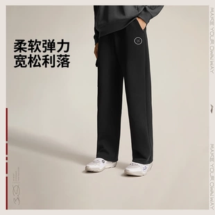 男子韦德系列宽松针织收口工装 李宁卫裤 2026春季 新款 AKLW335 长裤