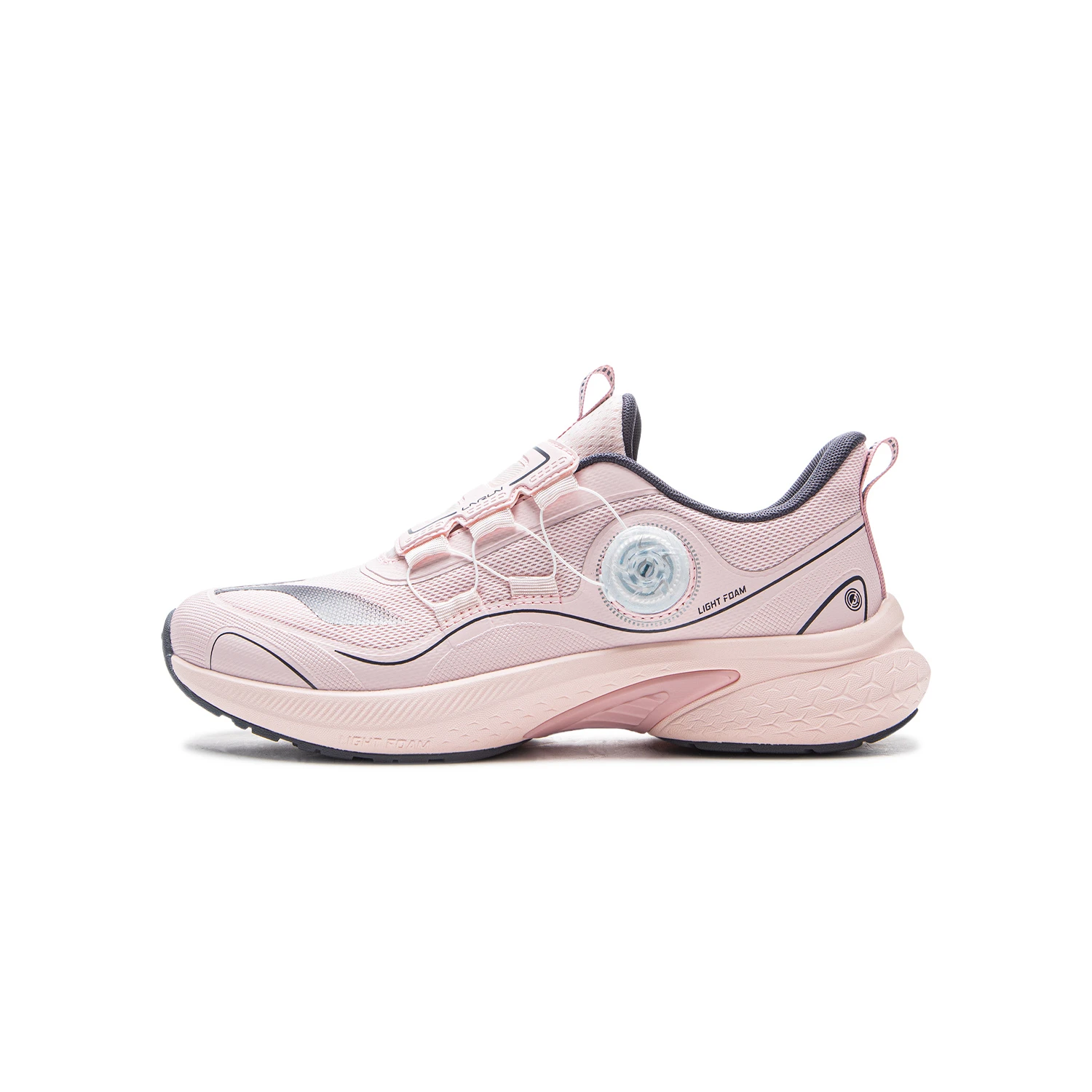 李宁女大童踏星Premium支撑稳定回弹童跑步鞋YKFV082-4