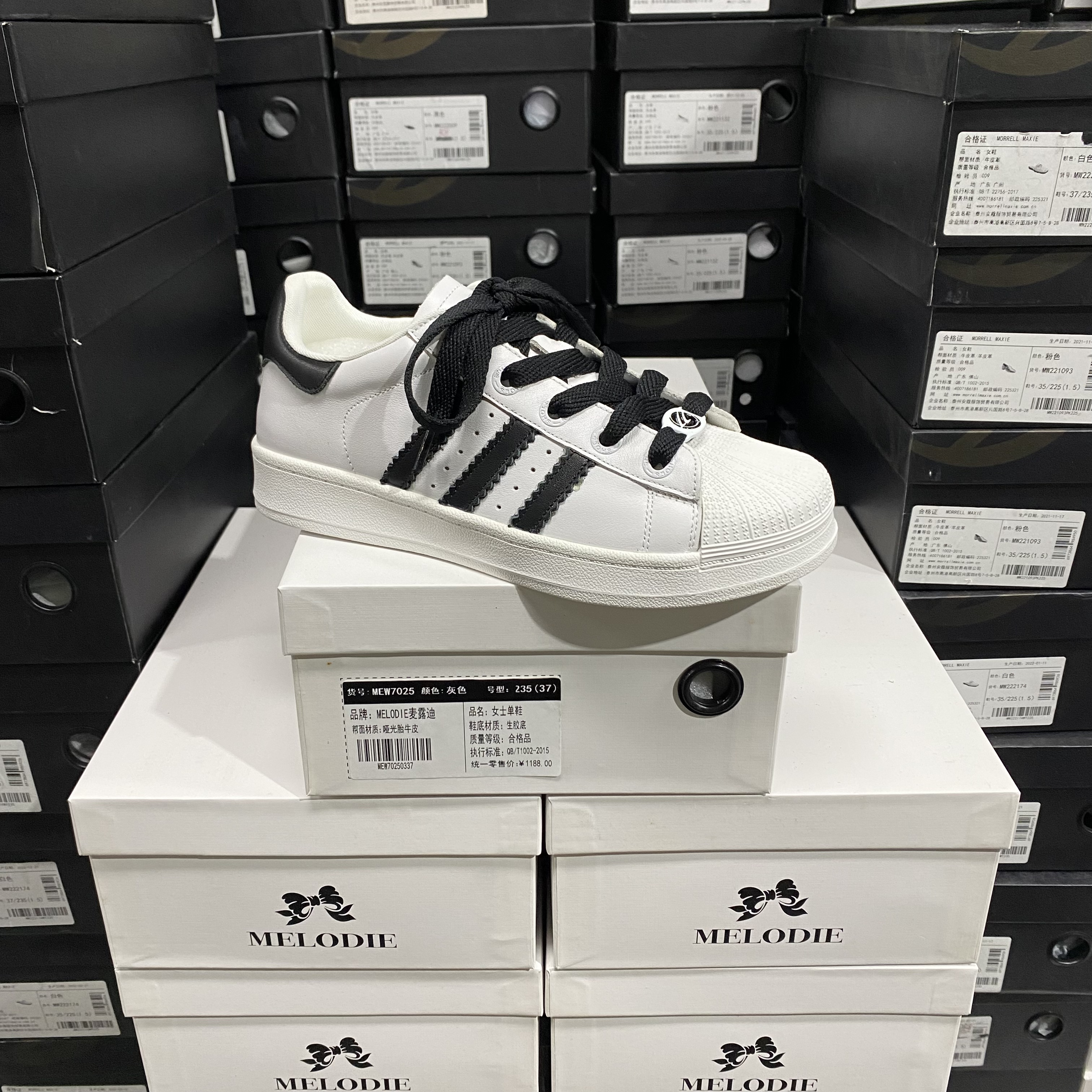 实体专柜意大利设计师轻奢品牌C牛皮经典百搭休闲鞋6523白色