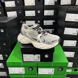 实体专柜意大利设计师轻奢品牌牛皮拼接超轻经典 5115米灰 休闲单鞋