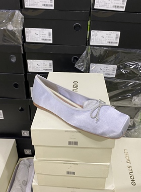 LS专柜正品H芭蕾平底单鞋0059灰色