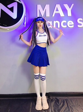 2021新款ds演出服韩舞女团爵士风女装jazz现代舞蹈团队表演服套装