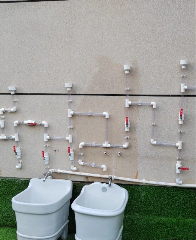 幼儿园墙面水管玩具户外搭建拼接材料pvc管透明水管创意玩水管道