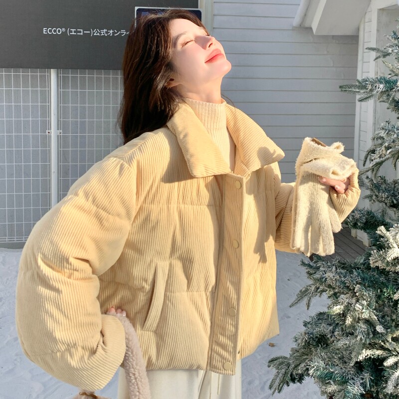 主推现货！90绒低价走量！加厚落叶黄短款羽绒服D939-P240K318,女装羽绒服,2C320
