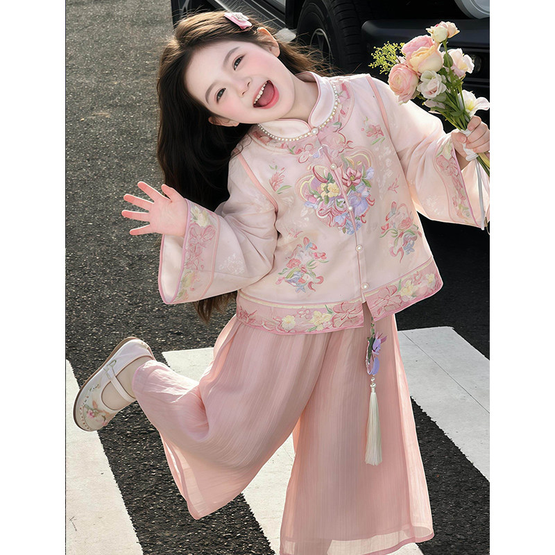 汉服女童2026新款新中式春中国风图片