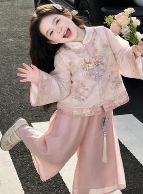 汉服女童2026新款新中式秋中国风