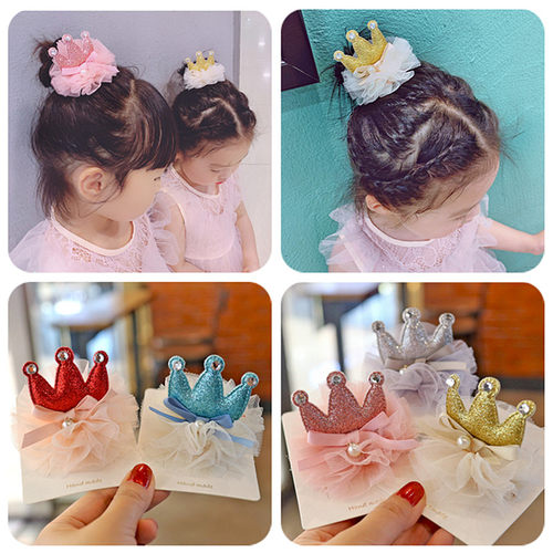 生日立体头饰公主风儿童发夹