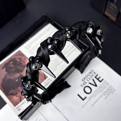 冉然时尚齿梳发箍女款2025新款高级感洋气高颅顶蓬松神器头箍发饰