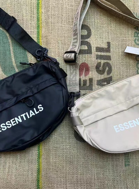 FOG新款 Essentials复线尼龙单肩斜挎包胸包高街运动潮流男女情侣