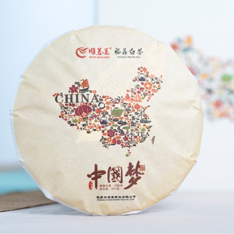 顺茗道2018年福鼎白茶白牡丹