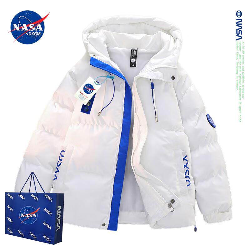 NASADKGM棉服男士外套冬季新款加厚保暖宽松连帽棉衣情侣款外套怎么看?