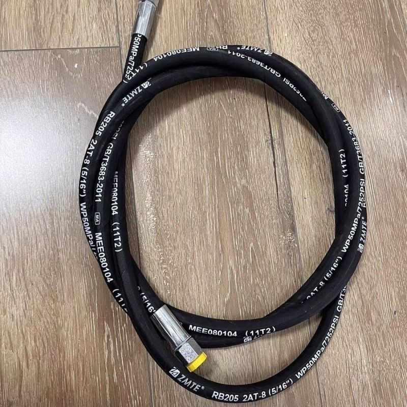 徐工吊车配件 水平支腿油管 25k等车型2层钢丝 12 吨