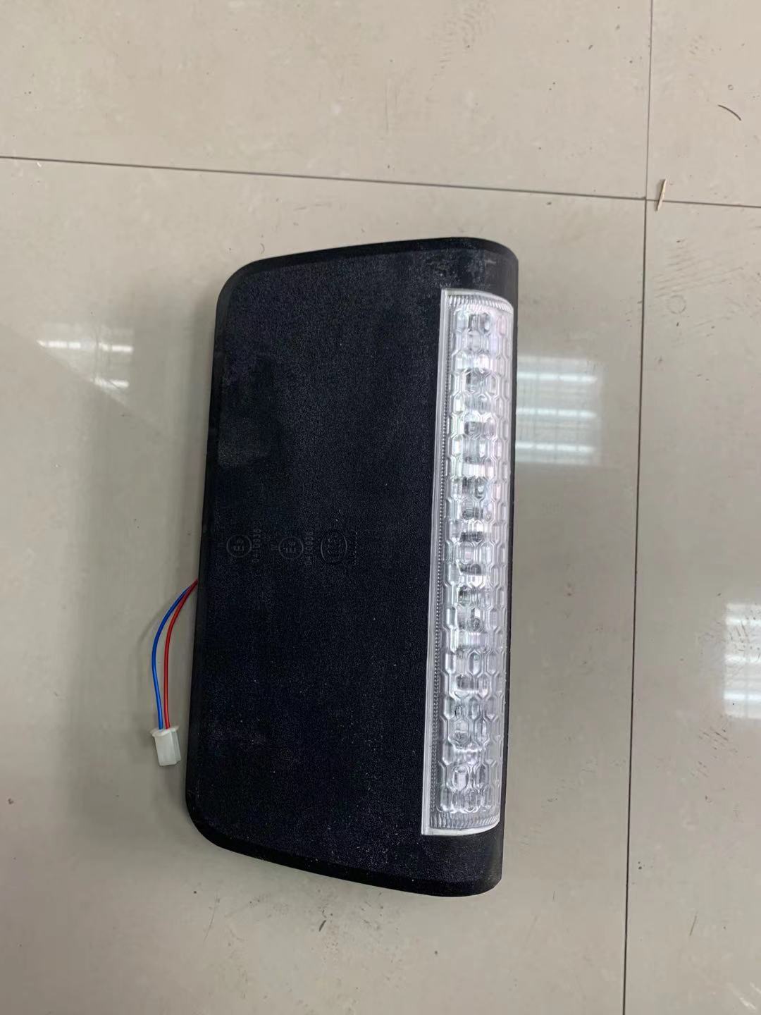 徐工吊车配件大全 xct25吨齐星后视镜倒车镜反光镜后壳带LDE灯