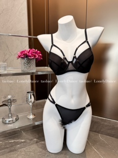 Lonelydance暮夜情调*小胸显大聚拢加厚带钢圈内衣性感文胸套装女