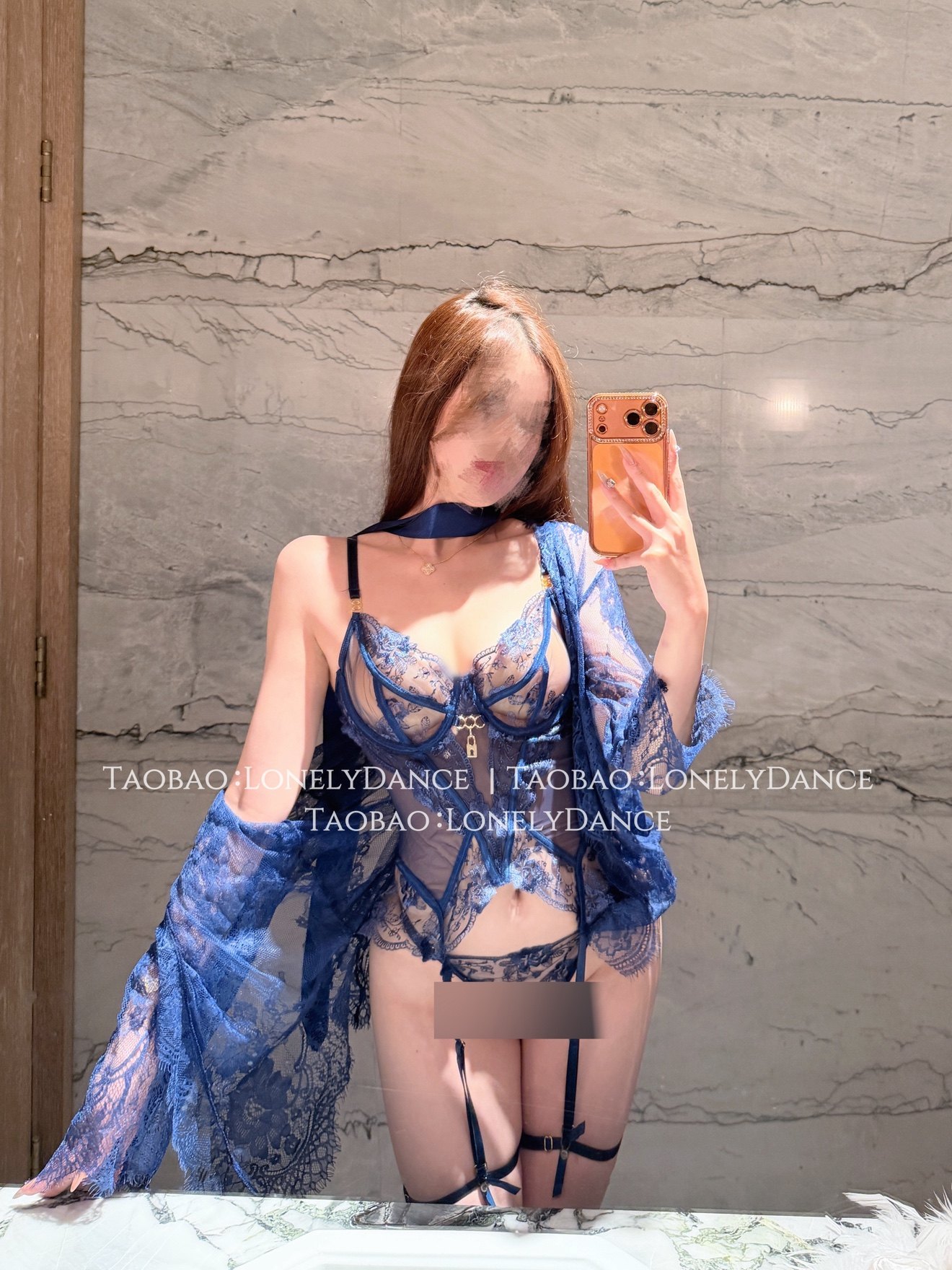 Lonelydance海洋之恋*欧美纯欲轻奢文胸镂空网纱蕾丝性感内衣套装