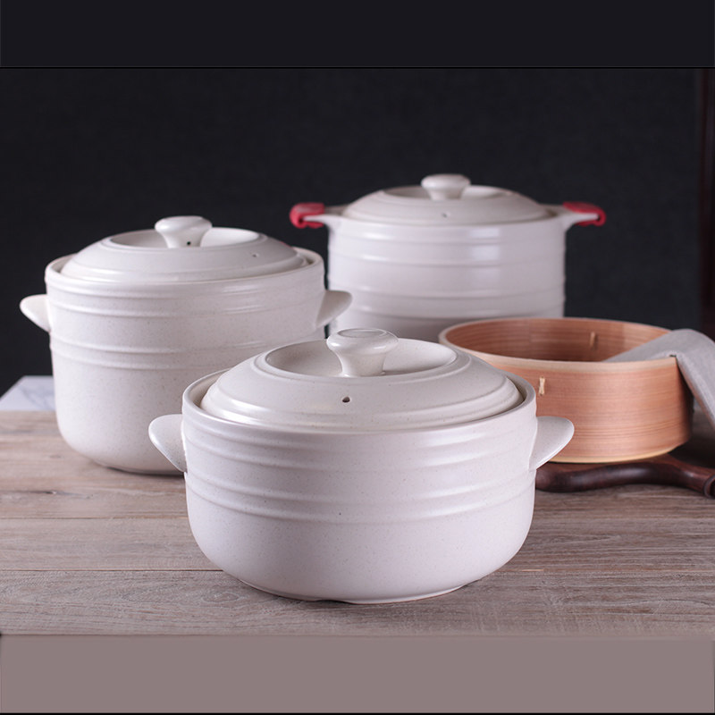 超大容量锂辉石陶瓷砂锅蒸锅 耐高温石锅炖锅煲汤沙锅 明火焖烧锅