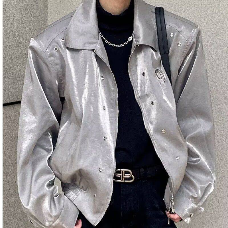 高街潮牌港风日系原宿风韩版潮流宽松夹克1，男装夹克，星座1506A