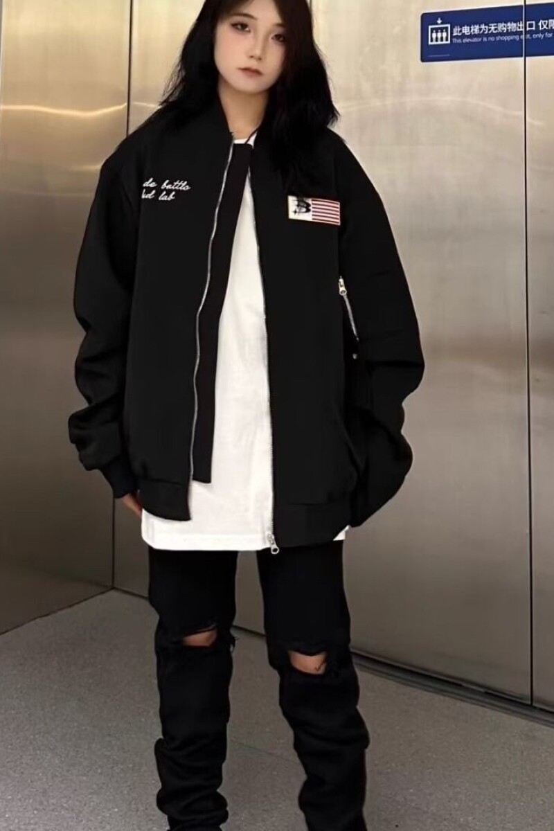 1506A/GU10030/P58新款潮牌街头情侣棒球服夹克上衣1,女装短外套,星座1506A