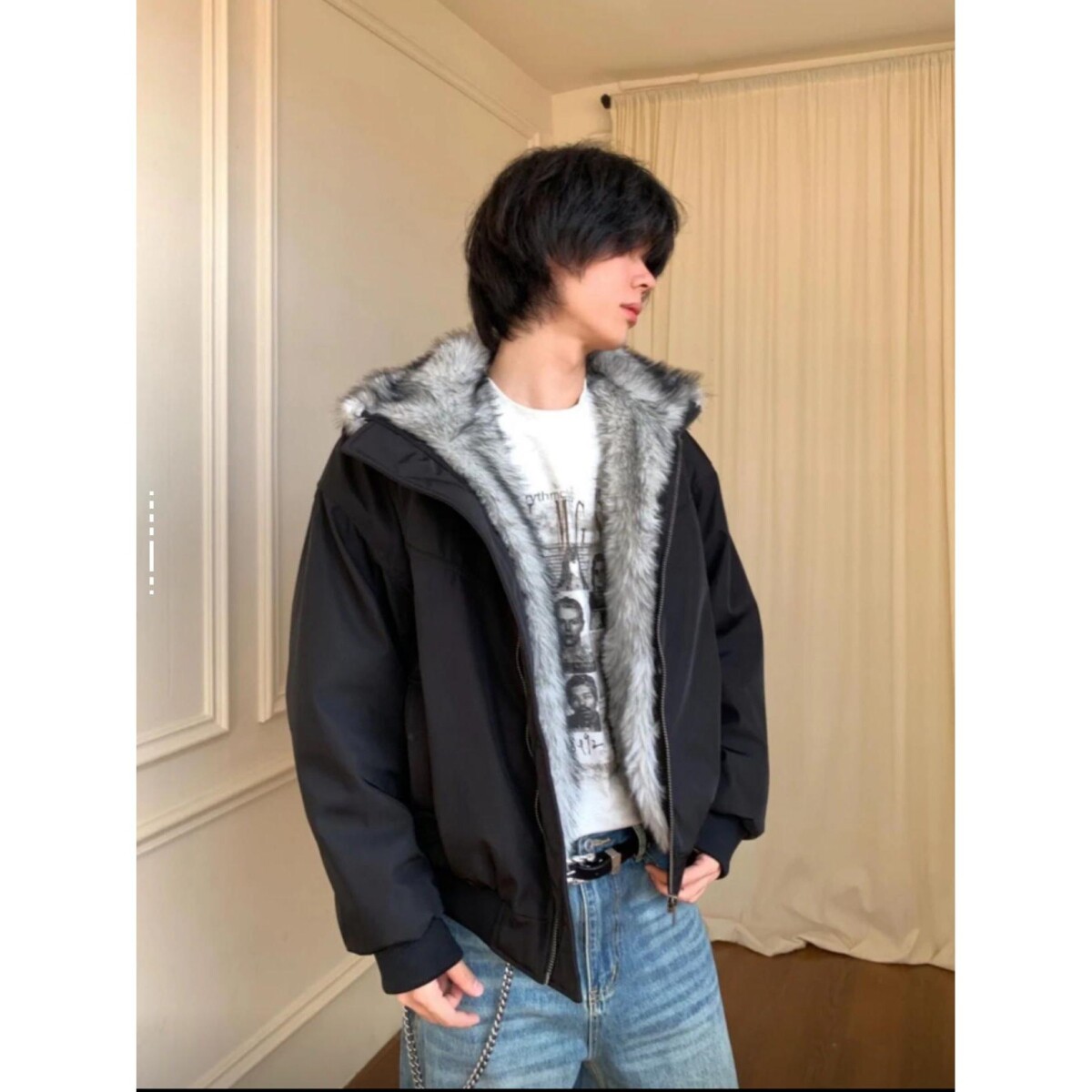 1506A/G0008高品质0/P142厚款舒适保暖宽松时尚潮流毛绒百搭,男装棉衣,星座1506A