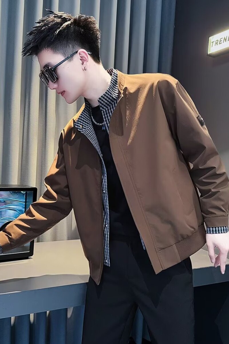 1506A/G81570/P64 2025新款春秋高级感潮牌立领外套2图片