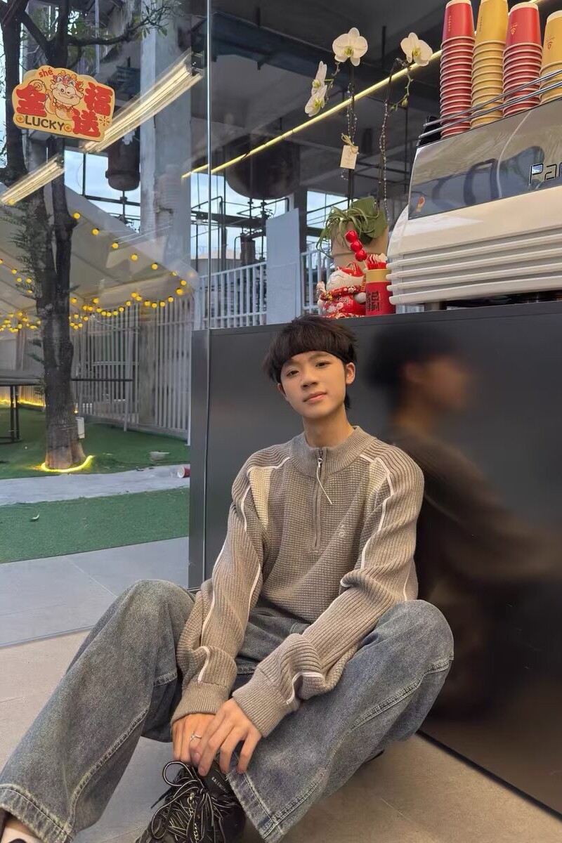 1506A/GZ050/P71拼接撞色针织衫秋冬情侣毛衣男外套2,男装针织衫/毛衣,星座1506A