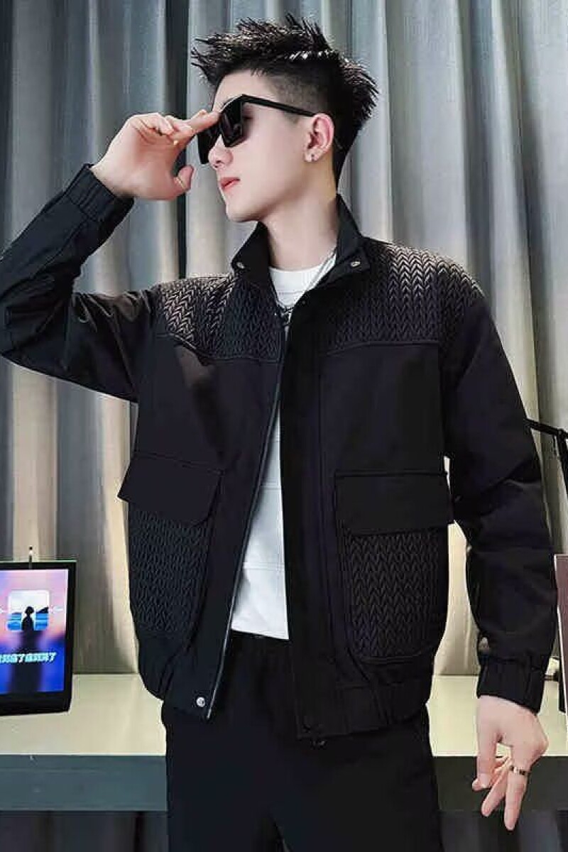 1506A/G80460/P58秋季拼接夹克男士今年流行修身上衣1图片