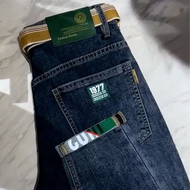 1506A/GTG6830/P67新款牛仔裤男士夏季薄款修身小脚弹力休闲裤,男装牛仔裤,星座1506A