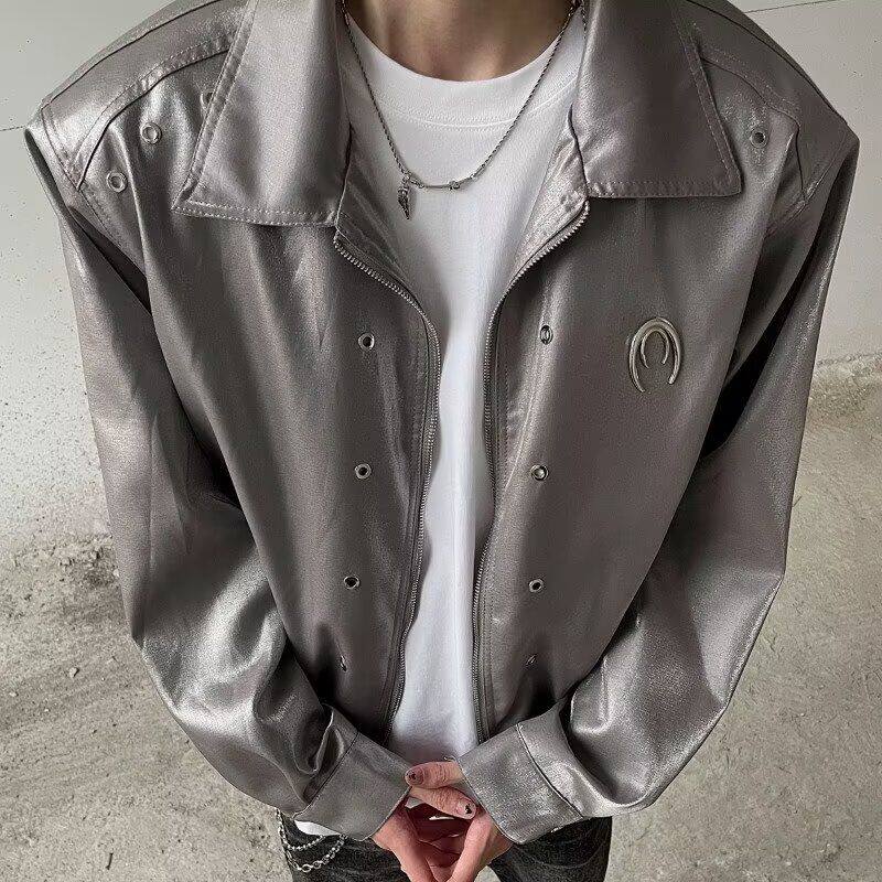 高街潮牌港风日系原宿风韩版潮流宽松夹克1，男装夹克，星座1506A