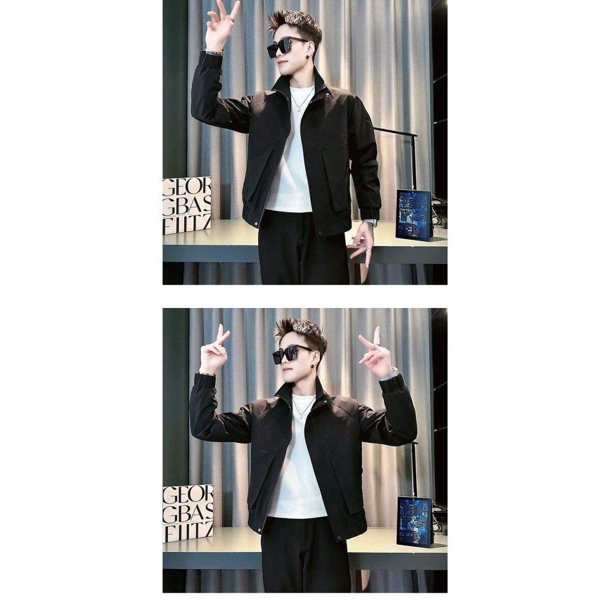 1506A/G81650/P602025新款今年流行高级感痞帅潮牌外套1，女装短外套，星座1506A