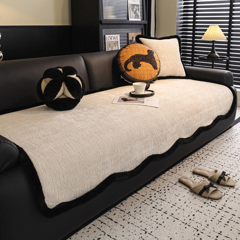 雪尼尔沙发垫四季通用2025新款防滑皮直排坐垫子套罩盖布巾防猫抓,居家布艺,沙发垫,淘宝优惠券,粉丝福利购,淘宝优惠卷