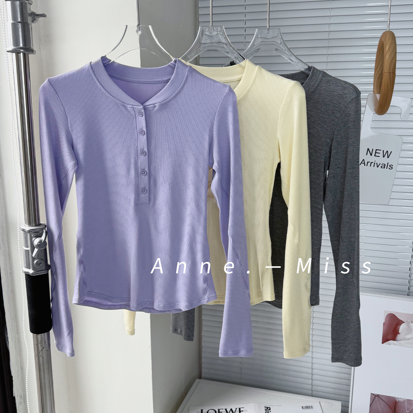 高级感纽扣健身衣女紧身显瘦瑜伽服长袖透气外穿休闲上衣运动T恤