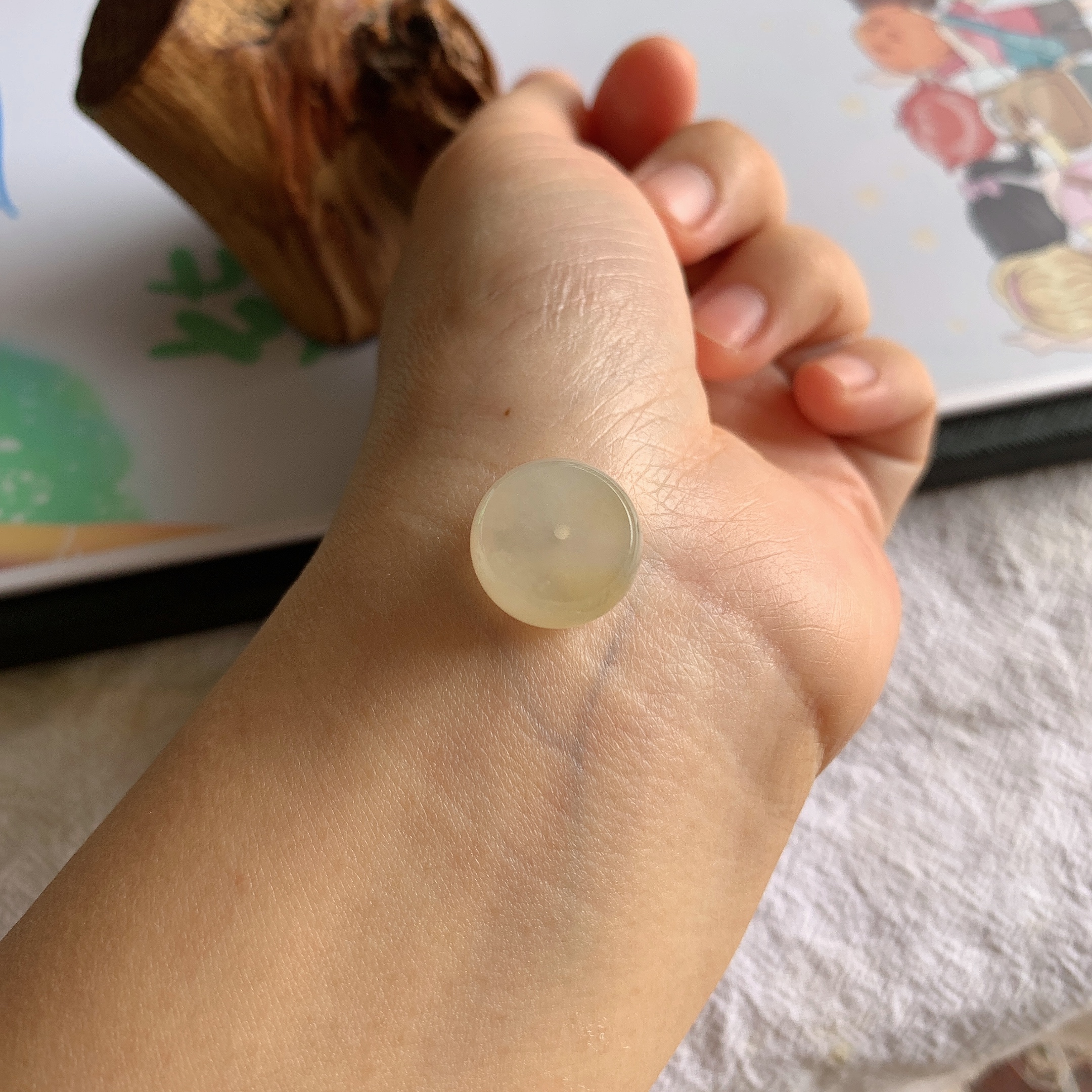 缅甸天然A货翡翠冰种黄翡平安扣吊坠老坑玉黄翡平安扣挂件小提溜