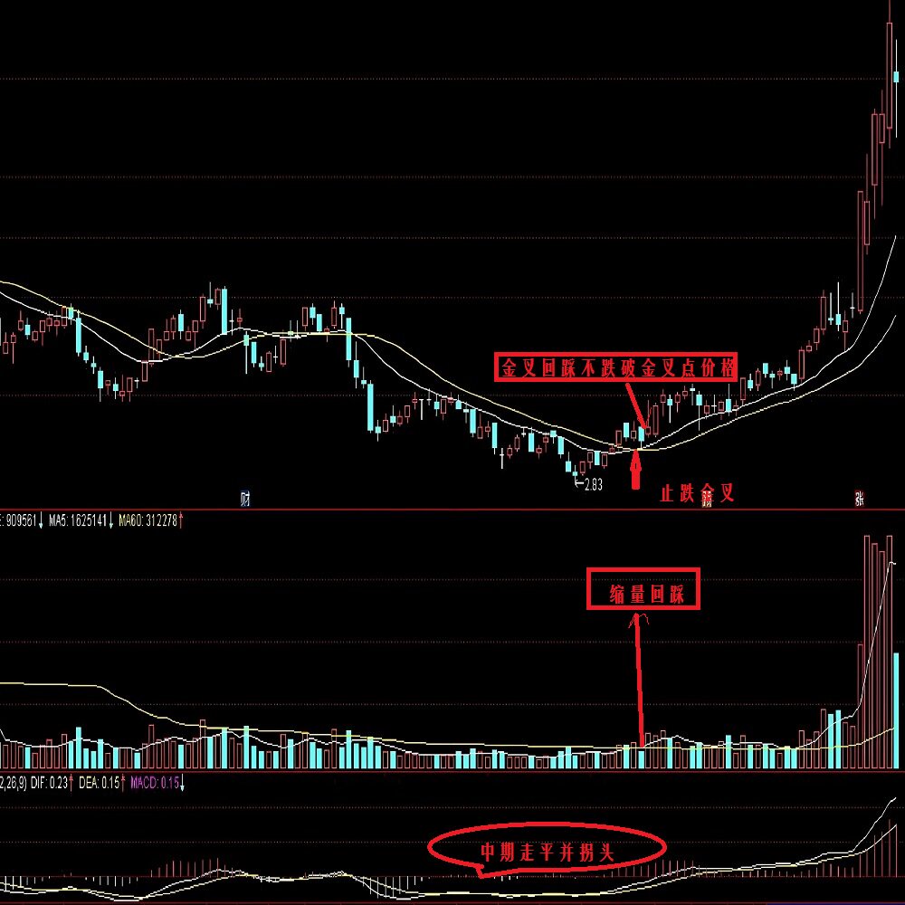 金叉看涨DKX线信号选股公式 量价趋势 通达信手机版电脑指标源码