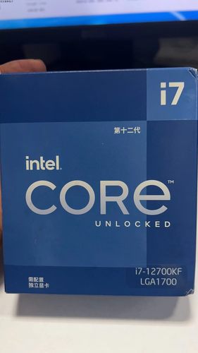 英特尔十二代处理器12700K盒装