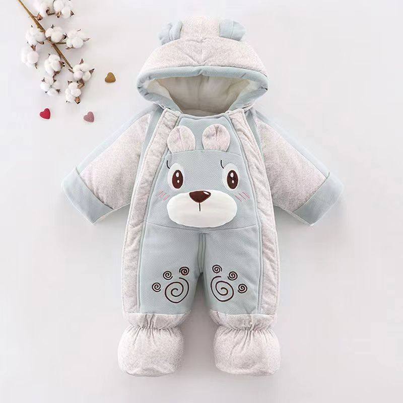 新生婴儿衣服冬季加厚连体衣宝宝保暖哈衣套装加绒棉包脚外出抱衣,童装/婴儿装/亲子装,连身衣/爬服/哈衣,淘宝优惠券,粉丝福利购,淘宝优惠卷