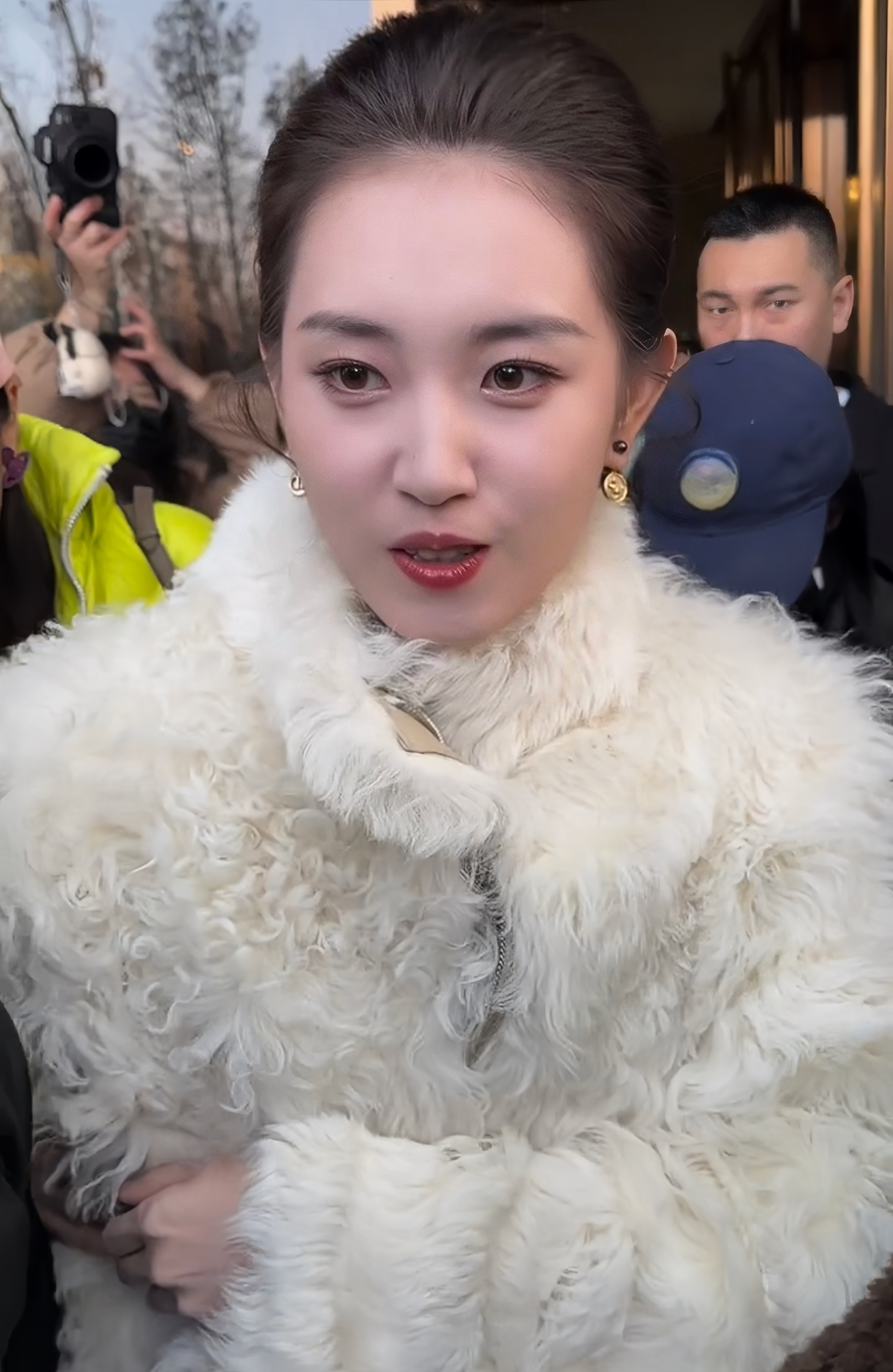 【郭宇欣】明星同款进口托斯卡纳真羊皮毛一体短款皮草毛毛外套女