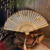 苏州刺绣扇子折扇汉服扇中国风女扇苏绣折扇新中式 扇子旗袍折叠扇