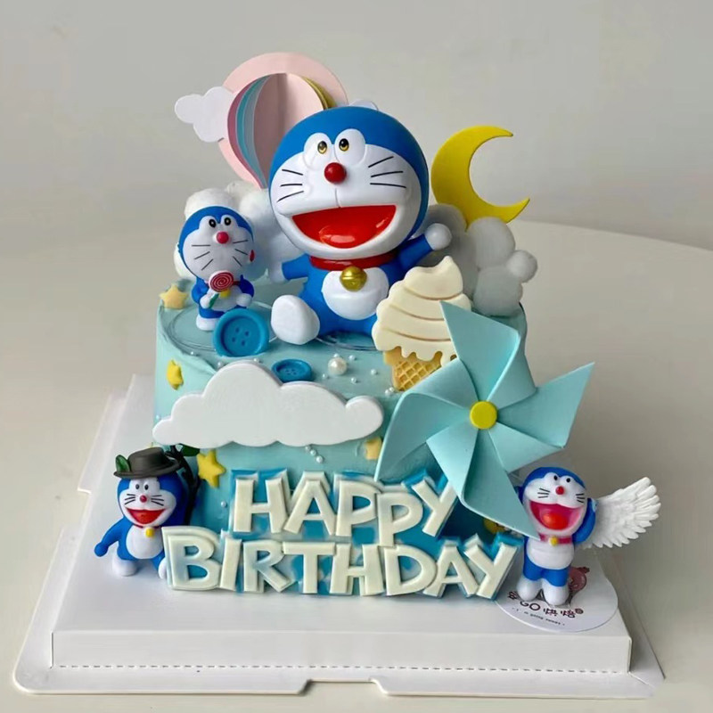 男宝生日蛋糕装饰摆件叮当猫蓝猫儿童生日礼物烘焙公仔,节庆用品/礼品,节日装扮用品,淘宝优惠券,粉丝福利购,淘宝优惠卷