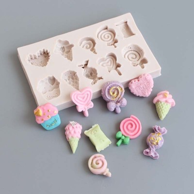 硅胶模具翻糖蛋糕装饰